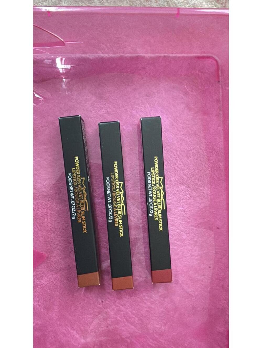 Mac powder kiss lipstick bundle of 3